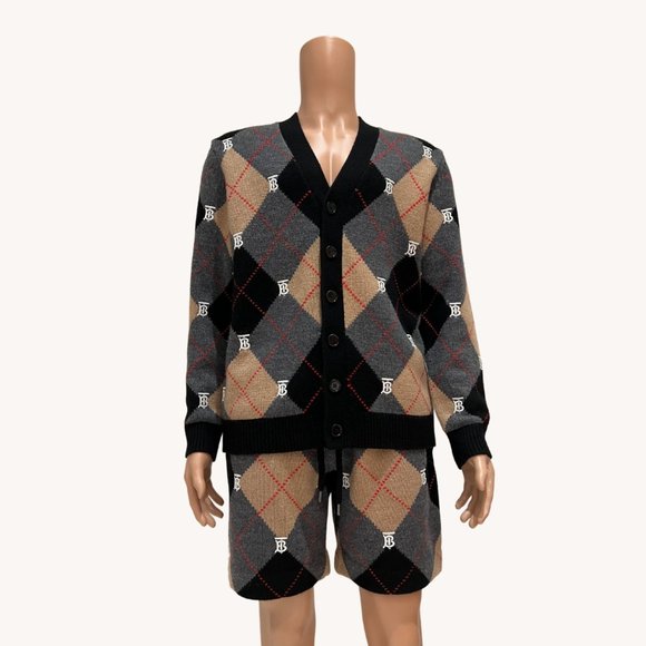 BURBERRY ACKERMAN ARGYLE SHORTS - Picture 2 of 4